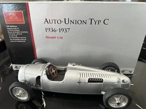 CMC AUTO UNION TYPE TYP C 1936-1937 EXCLUSIVE MODELLE DIECAST CAR MODEL 1:18 - Picture 1 of 16