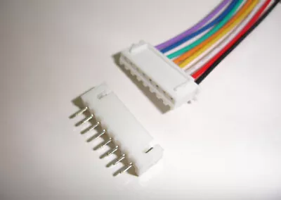 JST-XH 8Pin female connector housing adapter 30cm wire cable male PCB header x10 - Image 1 of 4