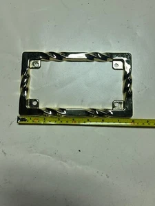 MOTORCYCLE LICENSE PLATE FRAME - Picture 1 of 7