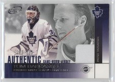 2002-03 Pacific Atomic Game-Worn Jerseys Patch /335 Tom Barrasso #22 Patch HOF