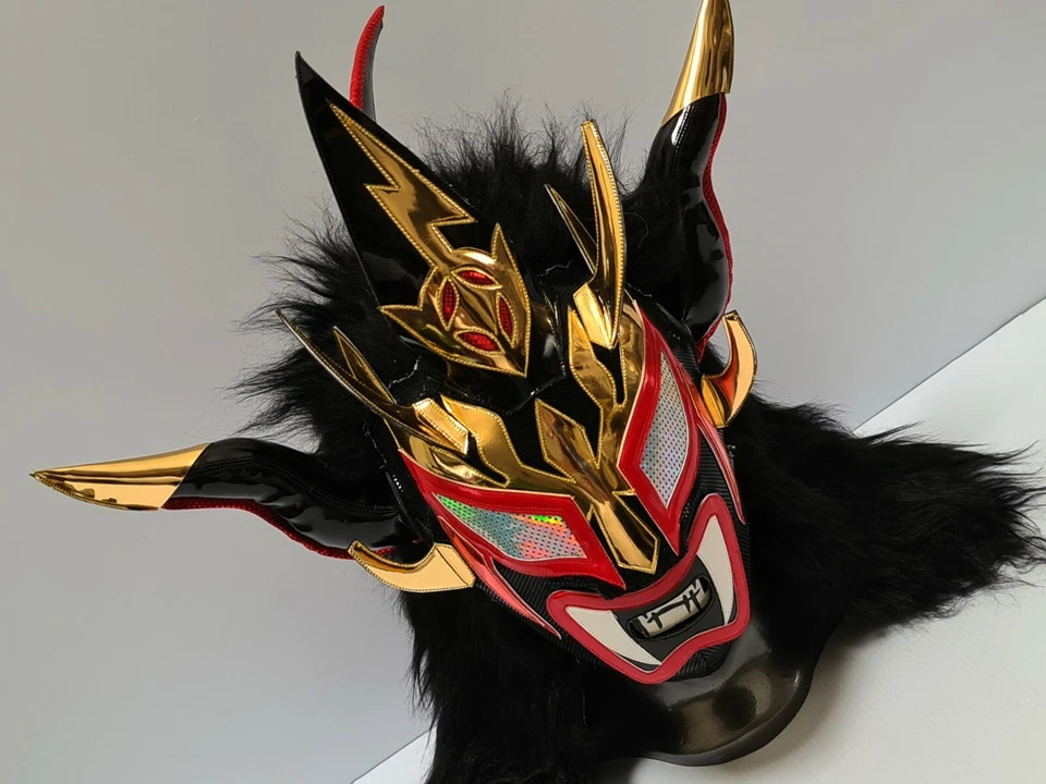 JUSHIN LIGER WRESTLING MASK WRESTLER MASK 日本 マスク プロレス 日本スリングマスク — 第 1/4 张图片