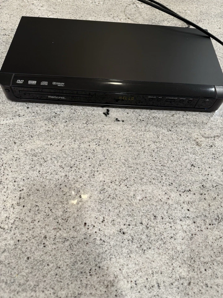 Reproductor de DVD Memorex Mvd2051 negro; usado; ¡probado y funciona! Viene con mando a distancia Foto 1 de 4