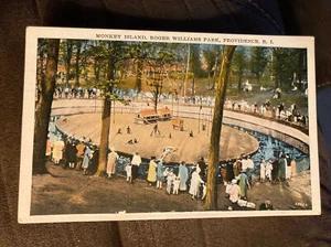 Postal de Monkey Island Roger Williams Park Providence Rhode Island - Imagen 1 de 2