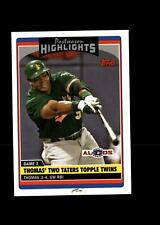 Frank Thomas 2006 Topps Baseball Card #UH185 Oakland Athletics