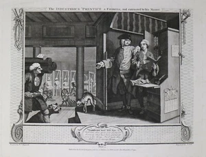RADIERUNG RADIERUNG "the Industrious 'Prentice" Thomas Cook 1795 - Bild 1 von 5