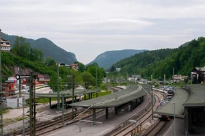 Digitales Bild, Bild, Bayern, Bayerische Architektur, DEUTSCHLAND, BAHNHOF - Bild 1 von 1