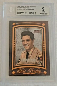 2008 Press Pass Elvis Portrait Series 1970/2099 Insert Card BGS GRADED 9 MINT - Picture 1 of 1