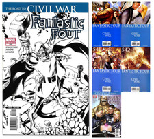 Fantastic Four 537 538 539 540 541 542 543 Civil War lot run VF/NM 1998 Marvel
