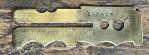 Antique WW1 1917 Pattern Military Brass Button Cleaning Stick Service No 1325799 - Picture 1 of 5