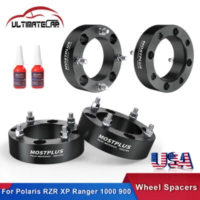 4 piezas espaciadores de rueda 4x156 2"" ATV M12x1,5"" para Polaris RZR XP Ranger 1000 900 Foto 1 de 4