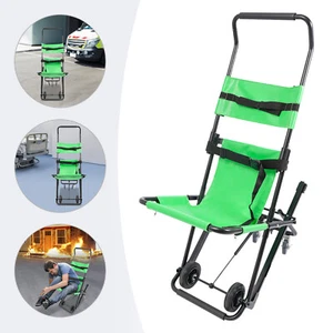 Manual Stair Chair Foldable Emergency Stair Chair with Wheels Portable Transport - Picture 1 of 21