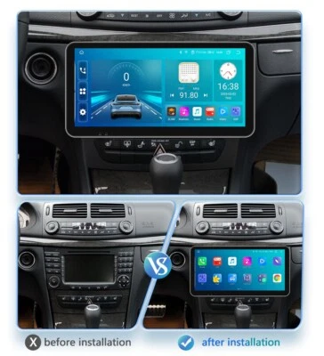 10.3" Car Stereo Radio CarPlay DSP Android12 For Mercedes Benz W211 E CLS 4+64GB - Image 1 of 4