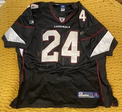 Arizona Cardinals Adrian Wilson Jersey Reebok NFL Onfield Black Stitched Size 54 - Image 1 of 4