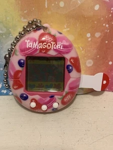 Official Bandai Tamagotchi 2017 Pink Strawberries Virtual Pet game UKCA berries - Picture 1 of 7