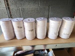 Lot Of 6-100 Yards mask Elastic Band Cord Knit Band Sewing 1/8 inch - Picture 1 of 4