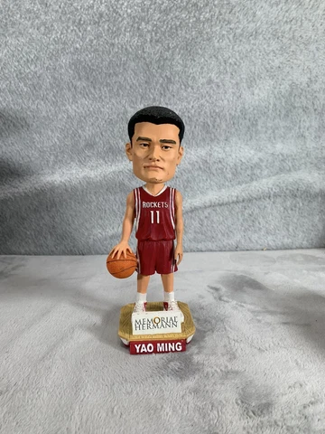 RARE yao ming bobblehead red jersey memorial hermann edition Cover
