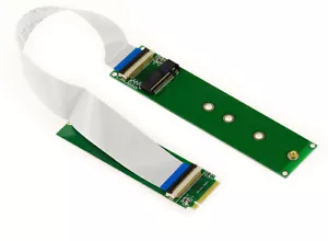 Riser prolongateur M.2 - Riser Extension Card M2 pour M2 PCIe M Key - L 20cm - Picture 1 of 1