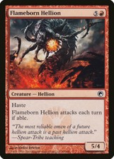FOIL Flameborn Hellion | MtG Magic Scars of Mirrodin | English | Near Mint