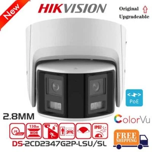 Cámara de seguridad Hikvision 4 MP panorámica ColorVu PoE IP DS-2CD2347G2P-LSU/SL 2.8 - Imagen 1 de 15