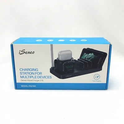 Estación de carga de cargador inalámbrico 7 en 1 para iWatch Series Apple Foto 1 de 4