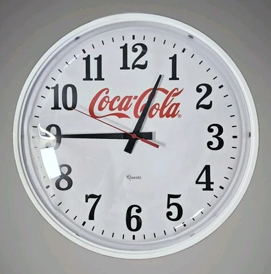 NUEVO Reloj Coca Cola Hanover Cuarzo 14" Redondo Nuevo en Caja Bebida Logo Coca-Cola 2008 Foto 1 de 4