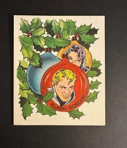 Vintage 1951 FLASH GORDON Kings Feature Syndicate Comic Christmas Greeting Card - Picture 1 of 6