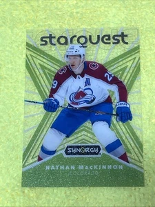 Nathan MacKinnon SP 2024-25 Synergy Hockey #SQ-17 LIME GREEN STARQUEST Avalanche - Bild 1 von 2