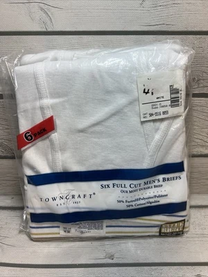 Винтажные мужские трусы 80-х JCPenney Towncraft упаковка 4 шт. полный покрой размер 36 новые - Изображение 1 из 4