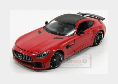 1:24 WELLY Mercedes Benz Gt-R Amg V8 Biturbo 2017 Red WE24081R MMC - Image 1 of 2