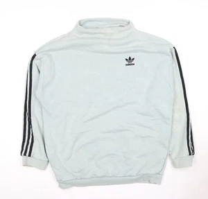Adidas Unisex Blue Medium Pullover Sweatshirt - Picture 1 of 12