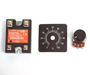 10 Stück Kyotto AC Halbleiterrelais SSR KR4040AX VR in 0~1MΩ AC out=48~480VAC 40A - Bild 1 von 3