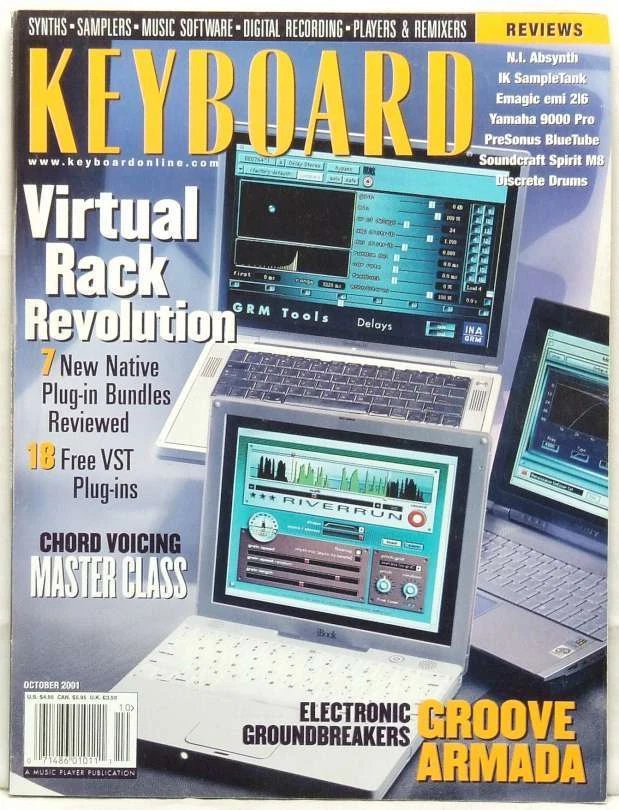 KEYBOARD MAGAZINE VIRTUAL REVOLUTION PLUG INS GROOVE ARMADA YAMAHA VERY RARE '01 - Image 1 of 1