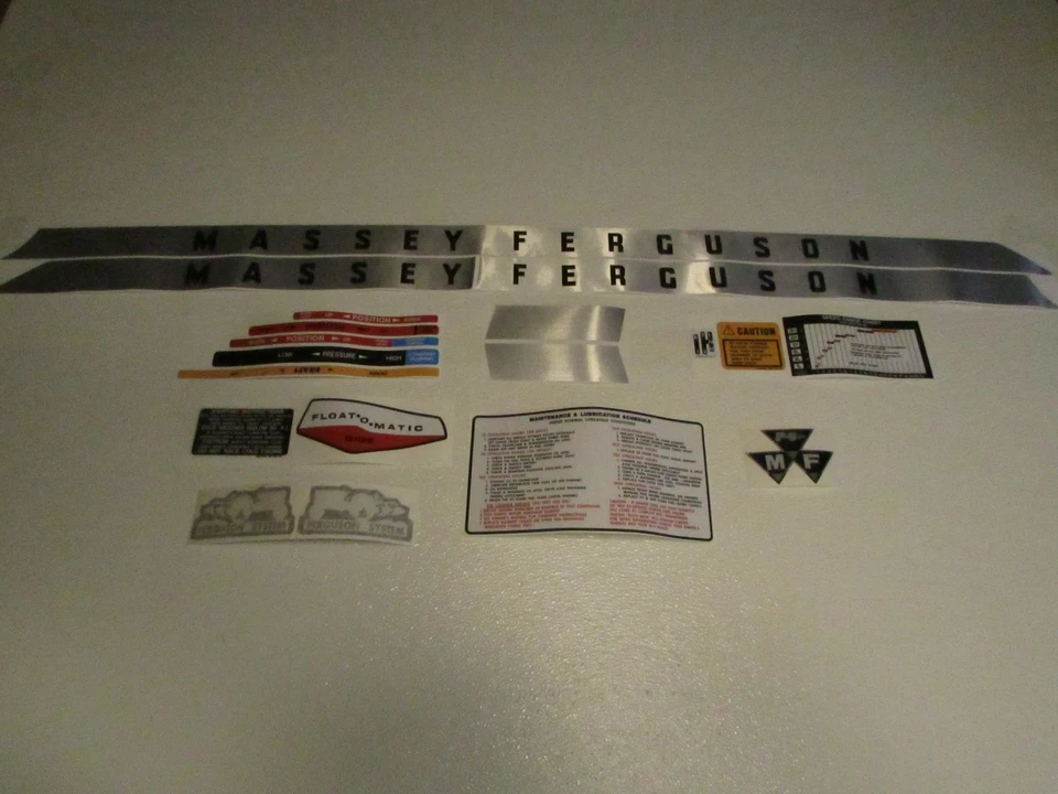  Набор наклеек для Massey Ferguson deluxe 165 газ 1215-1021 - Изображение 1 из 1
