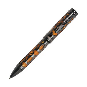 Conklin Endura Deco Crest Ballpoint Pen in Orange with Gunmetal Trim - NEW - Picture 1 of 1