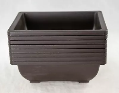 Rectangular Plastic Cactus & Succulent, Bonsai Training Pot - 6.25"x 4.75"x 2" - Image 1 of 4
