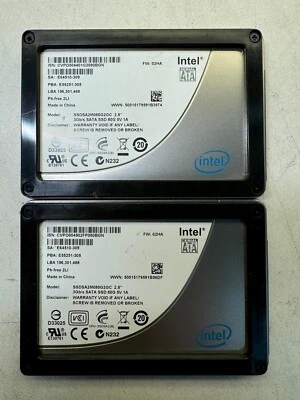 INTEL ATA SERIES SSDSC2M080G2GC 80GB 3Gb/s SATA 2.5" SSD - Image 1 of 4