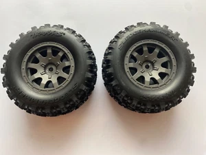 TRAXXAS 10771 Reifen auf Felgen grau Sledgehammer vorne 2 St Mini-Maxx - Bild 1 von 3