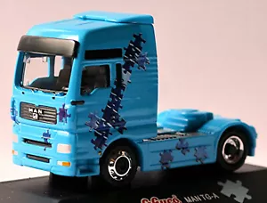 Man Tg-A XXL Trattore da Solista Puzzle Blu 1:87 Schuco 22612 - Foto 1 di 5