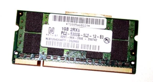 1 GB DDR2-RAM 200-pin SO-DIMM 2Rx8 PC2-5300S 'Netlist NL8126426407F-D53MSE' - Photo 1/2