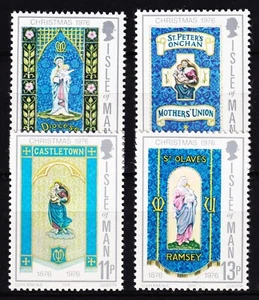 ISLE OF MAN . 1976 Christmas, Mothers' Union (92-95) . Mint Never Hinged - Picture 1 of 1