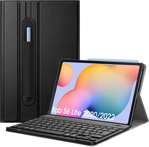 Tastiera Custodia per Samsung Galaxy Tab S6 Lite 10.4" 2024/2022/2020 [Layout It - Foto 1 di 12