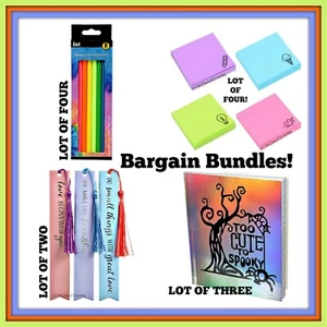 Jot Office Supply Back to School Bundles Sticky Notes Bookmarks Magnets Pencils - Picture 1 of 28