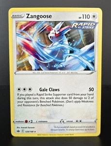 Pokémon TCG - Zangoose - 120/198 - Rare - Chilling Reign (2021) - NM/MINT - Picture 1 of 1