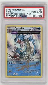 PSA Signed Tokiya Gyarados Ancient Origins 21/98 Holo Rare - Picture 1 of 2