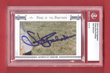 2013 LEAF CUT SIGNATURE Stan Bahnsen SSP PRIDE OF THE PINSTRIPE CARD #d 9 of 10