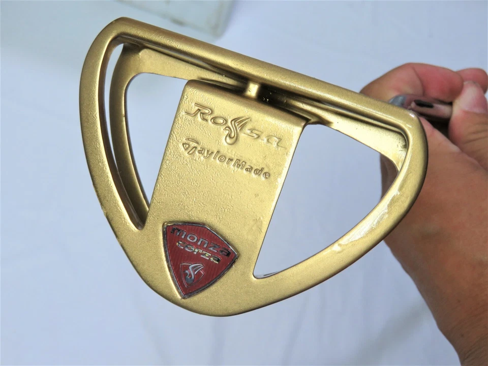 Ladies GOLD Taylor Made Rossa Monza Corza PUTTER 31.5INCHES GOLF Club NWO - Image 1 of 4