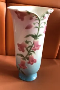 FRANZ FZ00378 May Porcelain Vase Signed Foxglove - Picture 1 of 5
