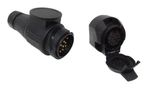 Remolque para camión de remolque eléctrico de 12 V 13 pines enchufe o enchufe - Imagen 1 de 1