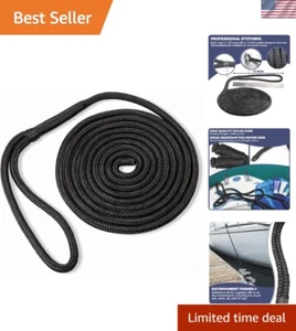 Reliable Stretch Resistant Nylon Dockline - 25ft for Extreme Mooring Conditions - Bild 1 von 9