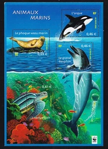 FRANCE . 2002 Marine Life Sheet (2895a) . Mint Never Hinged - Picture 1 of 1